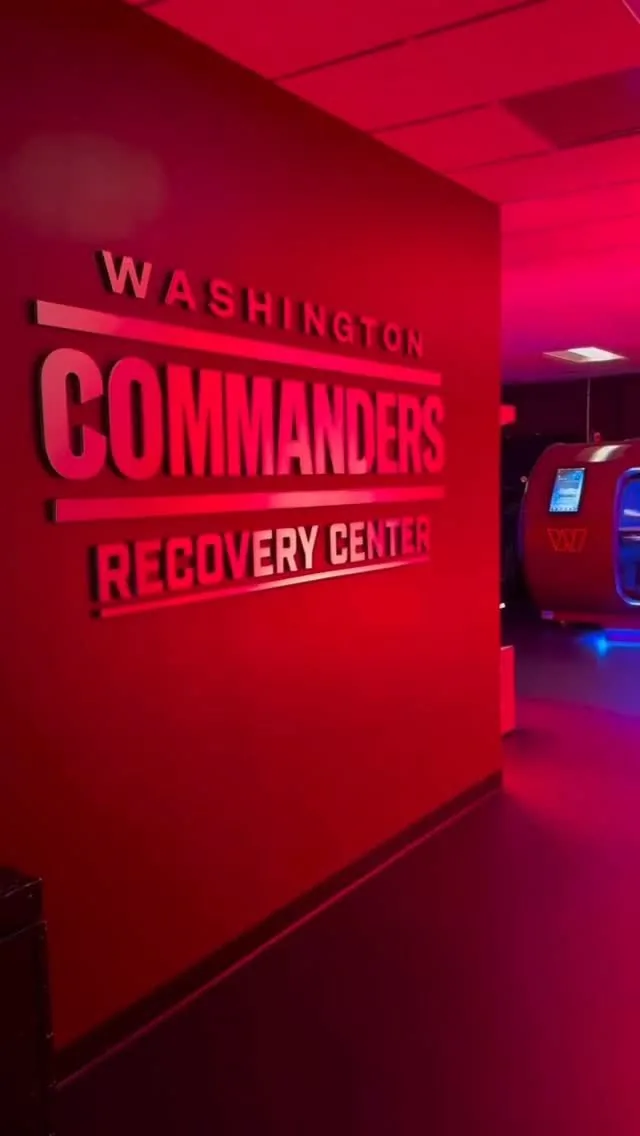 Washington Commanders recovery centre with HPO.TECH chamber